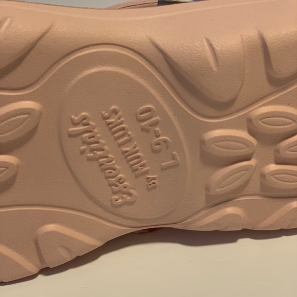 Essentials by Muk Luks Sandals Womens LG 9-10 Pink Slingback Hook & Loop Sporty - Picture 10 of 14